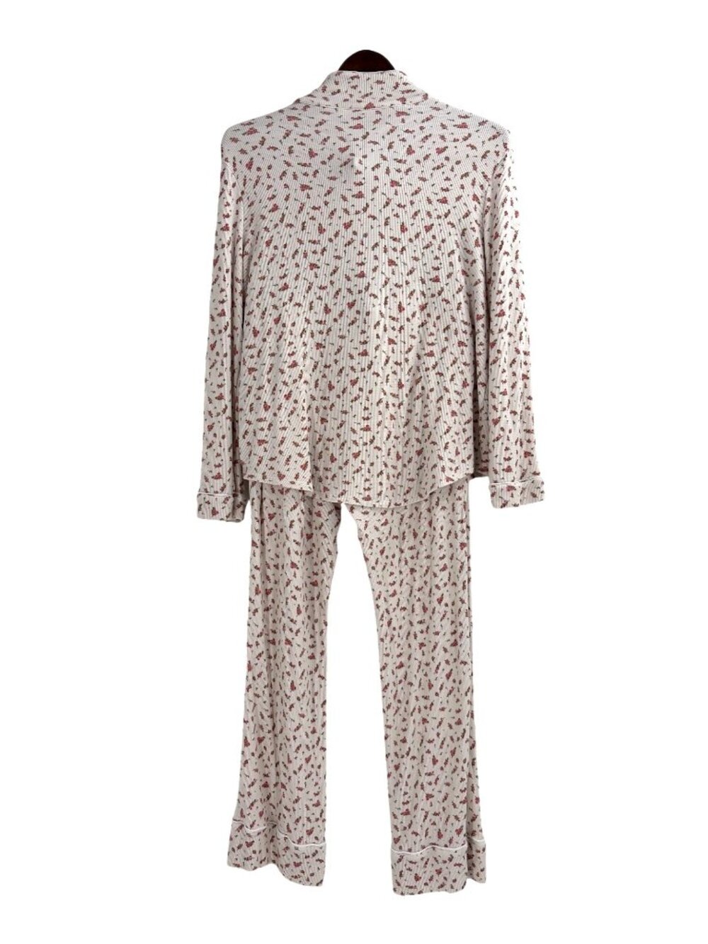 Posh Peanut Womens Medium Floral Bamboo Viscose Pajama Set Loungewear Cottage - Picture 2 of 12